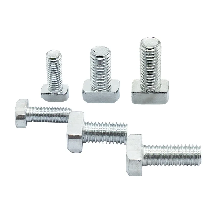 Suitable for 3030/4040 Aluminum Profiles, Rear Mounted Screws, T-bolts, T-screws M6M8 * 12-50