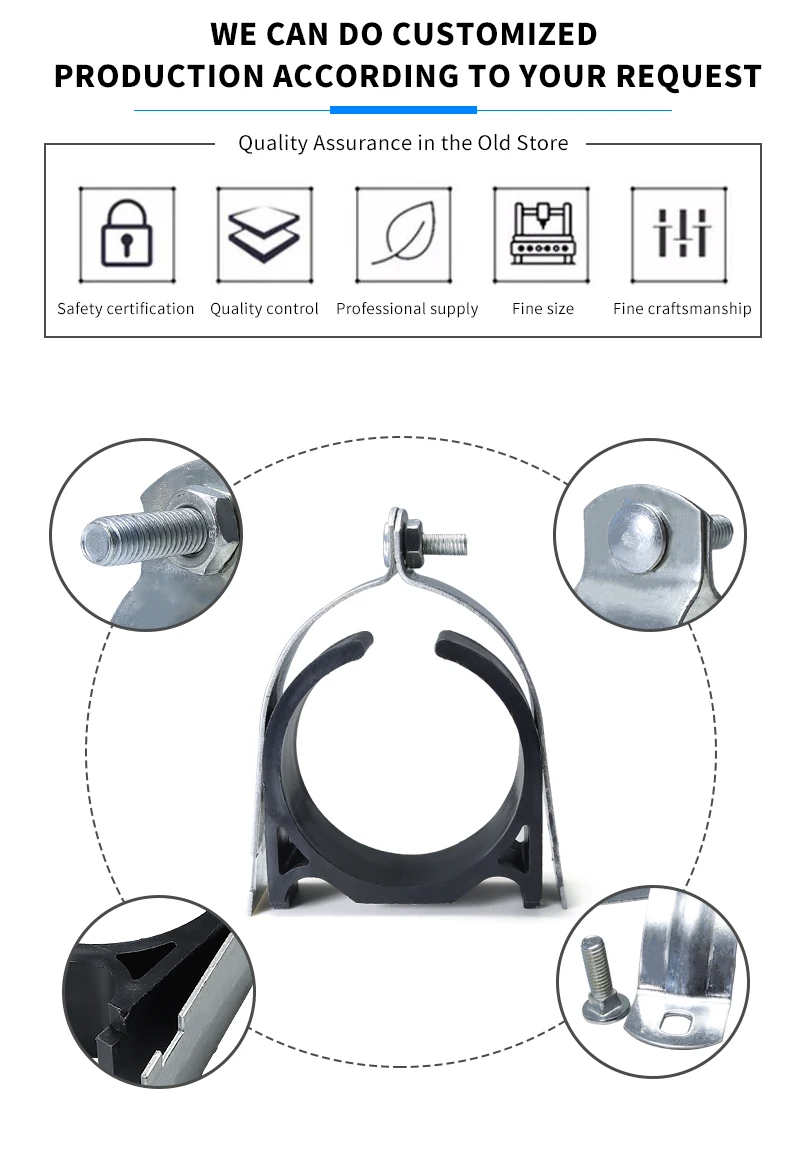 Conduit C Channel Strut Clamp Galvanized Pipe Clamp Buy Insulated