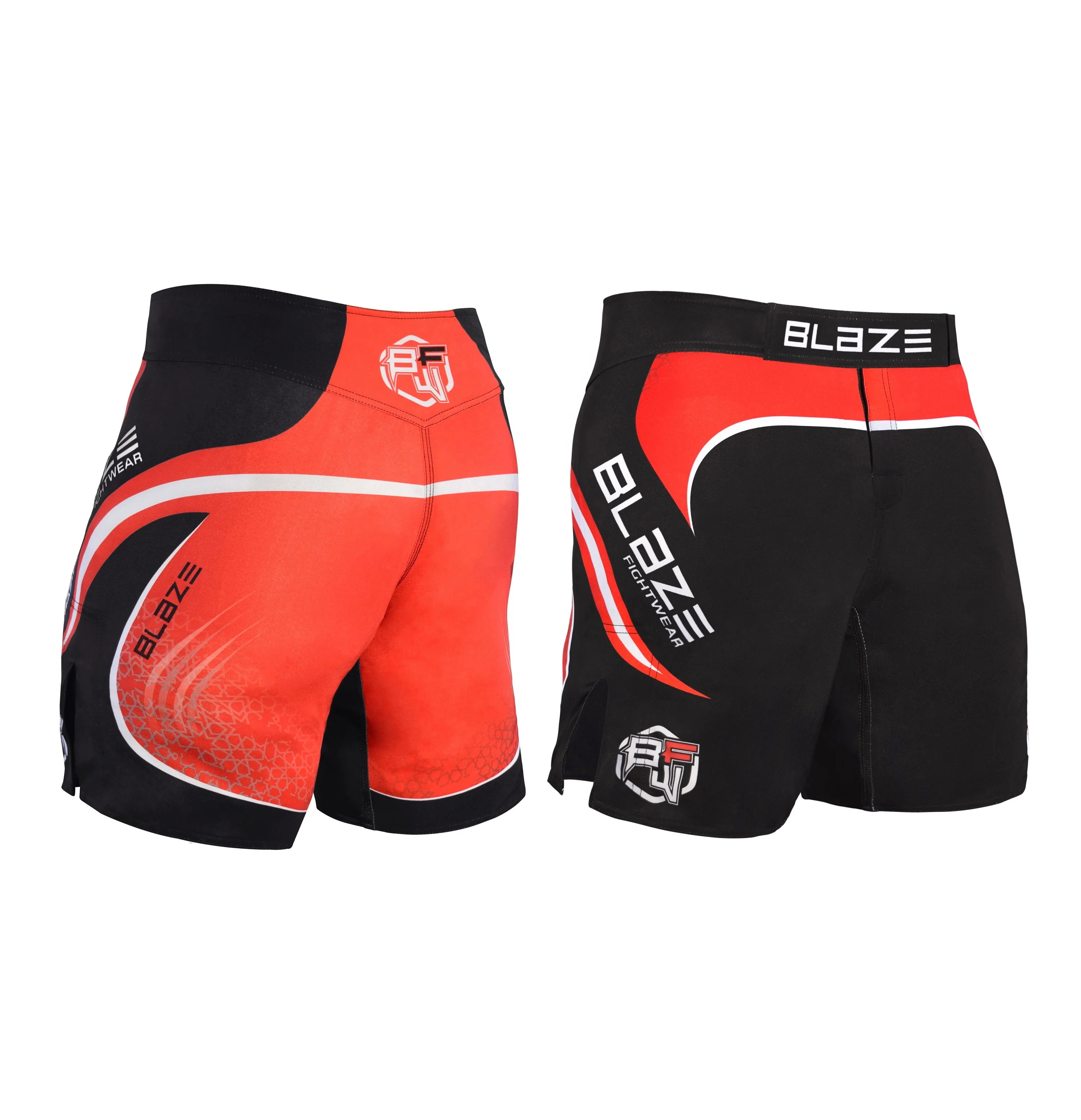 Полностью изготовленные на заказ легкие шорты для смешанных боевых искусств, двусторонние эластичные шорты для спортзала, шорты для смешанных боевых искусств