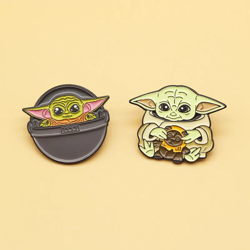 Cartoon Anime Baby Yoda Enamel Pin Custom Cute Lapel Pin Brooches Buy Enamel Pin Baby Yoda Lapel Pin Baby Yoda Brooches Product On Alibaba Com