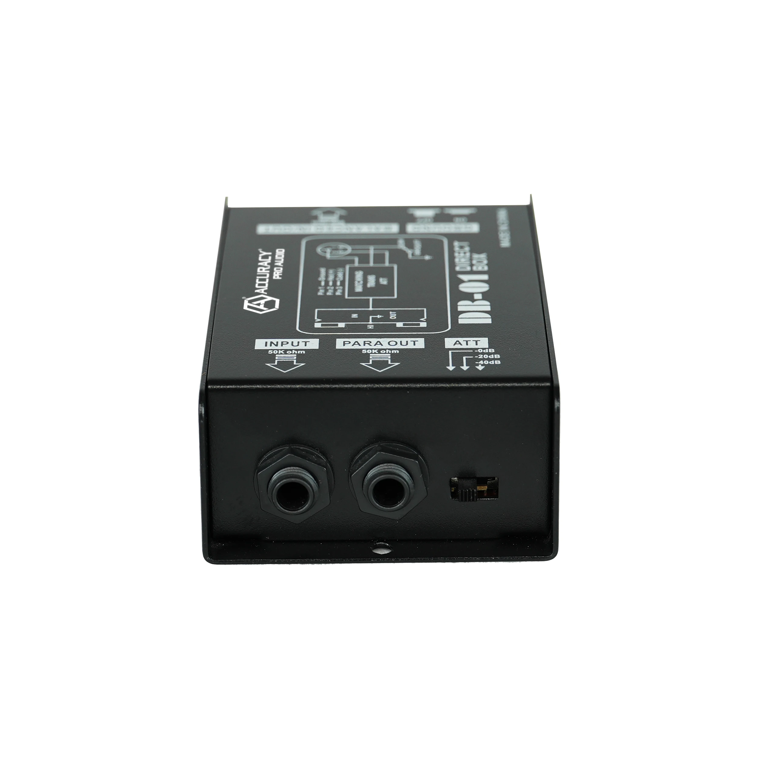RQSONIC Stands DB-01 DI Box Professional Passive Direct Box Audio