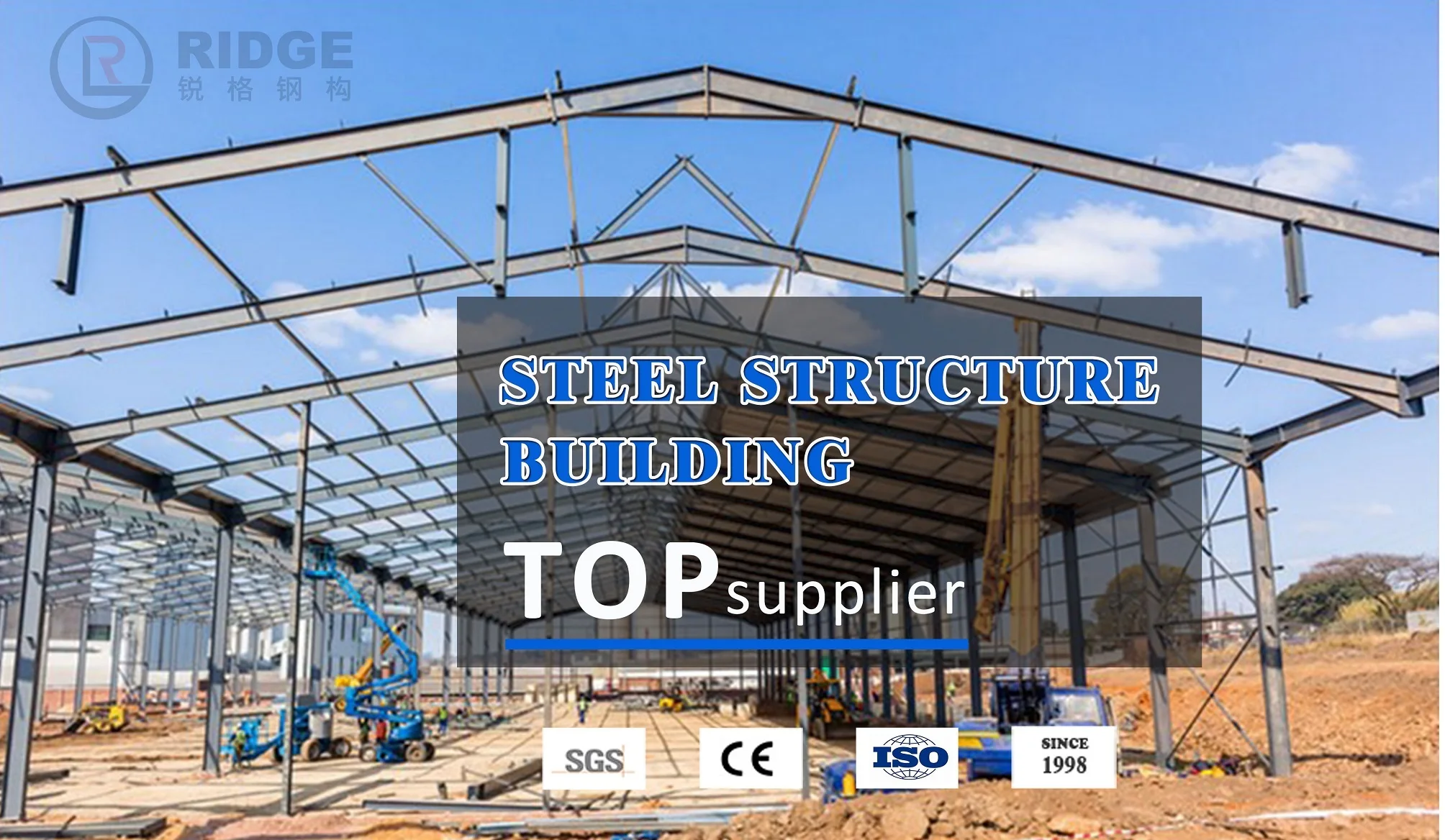 Pre Fabricated Metal Workshop Steel Frame Building Design Prefab ...