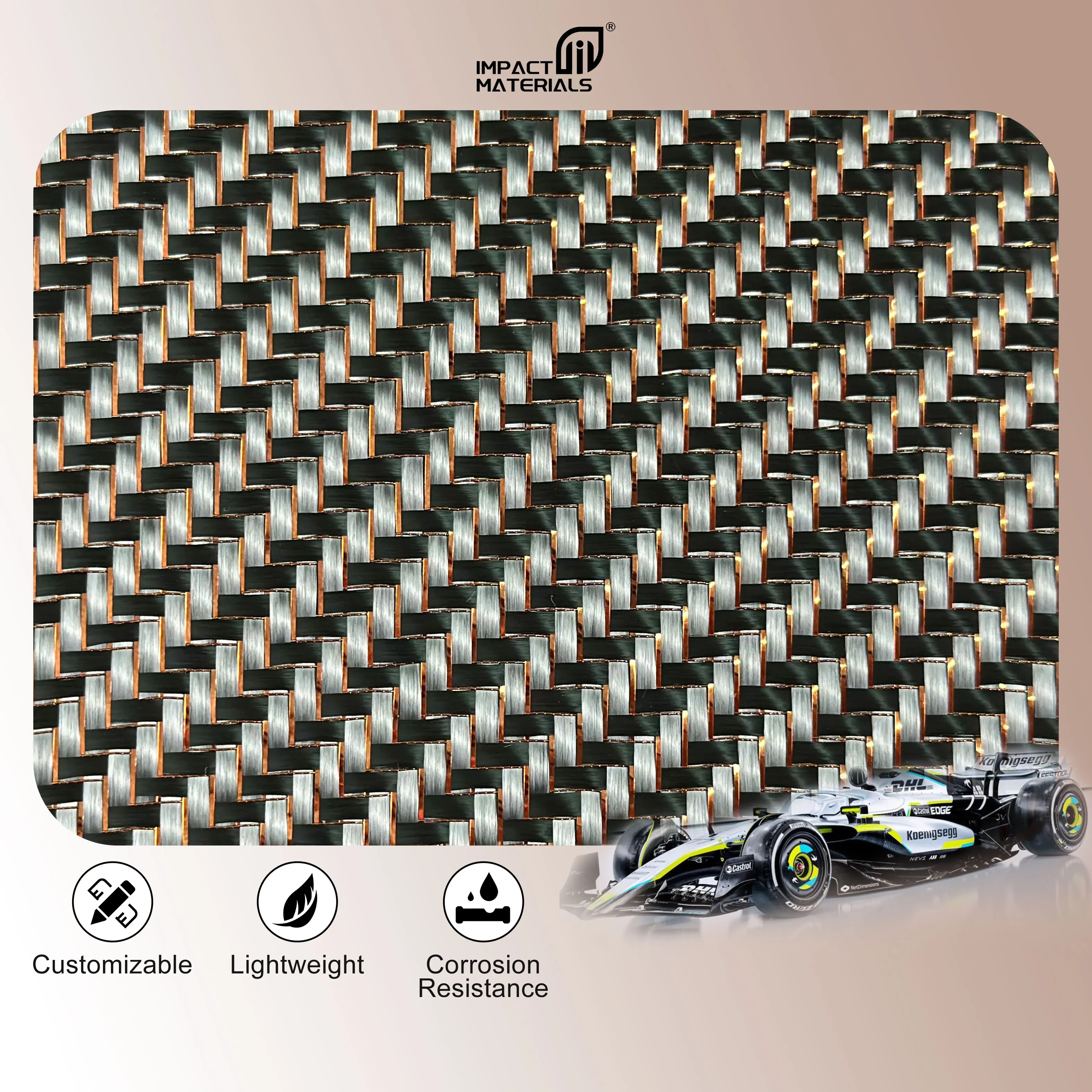 Factory Wholesale Colored Twill/Plain 3K Red Gold Silver Glitter&Carbon Reflection Fiber for Outdoor/Industry/Craft/Car Use