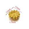 ลูกปัดเจาะรูพระอาทิตย์ - สีทอง G3