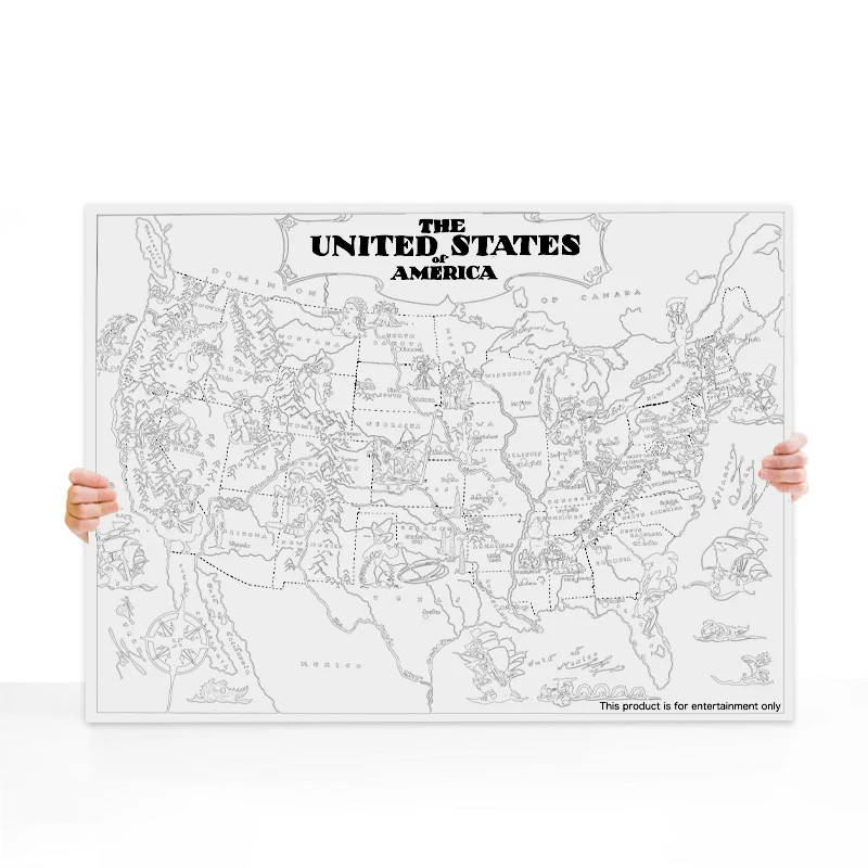 World Map Jumbo Coloring Poster Wall ,Coloring pages for kids and adults