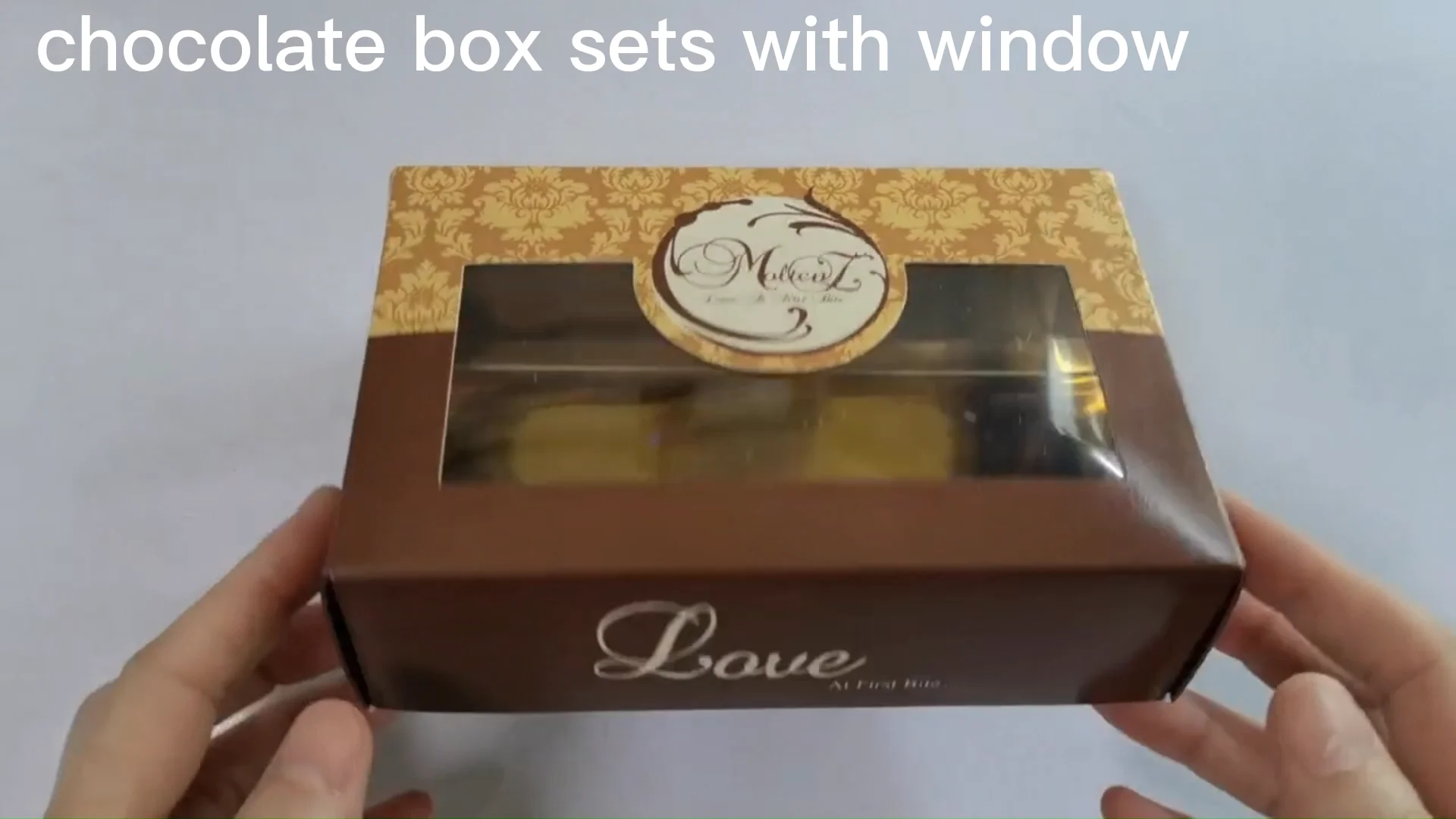 Foldable Cardboard Mini Cake And Pastry Box With Windows Baking Custom