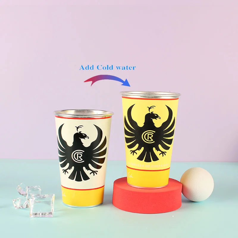 Разноцветные одноразовые многоразовые алюминиевые чашки для холодного напитка