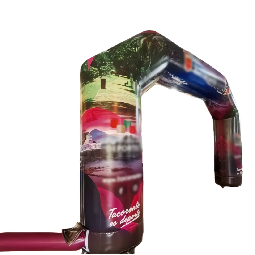 Durable Waterproof Inflatable Arch with Customized Color Options for Sports Events and Advertising
