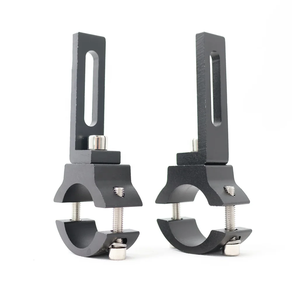 High Quality CNC Aluminum Rotatable Motorcycle Tube Clamp Spotlight Mounting Bracket