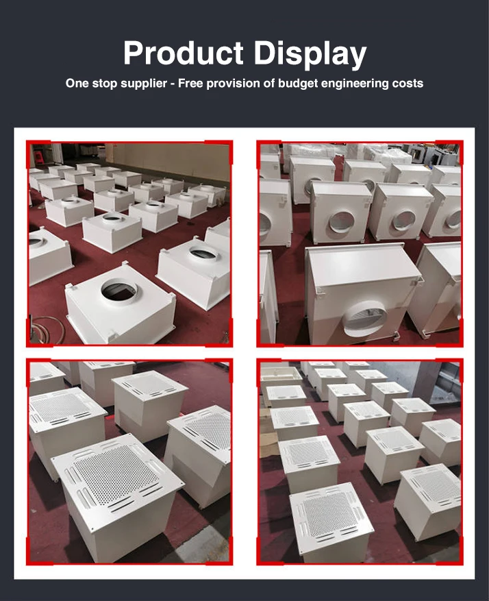High Efficiency HVAC Ceiling Air Outlet Terminal Purifying Device HEPA ...