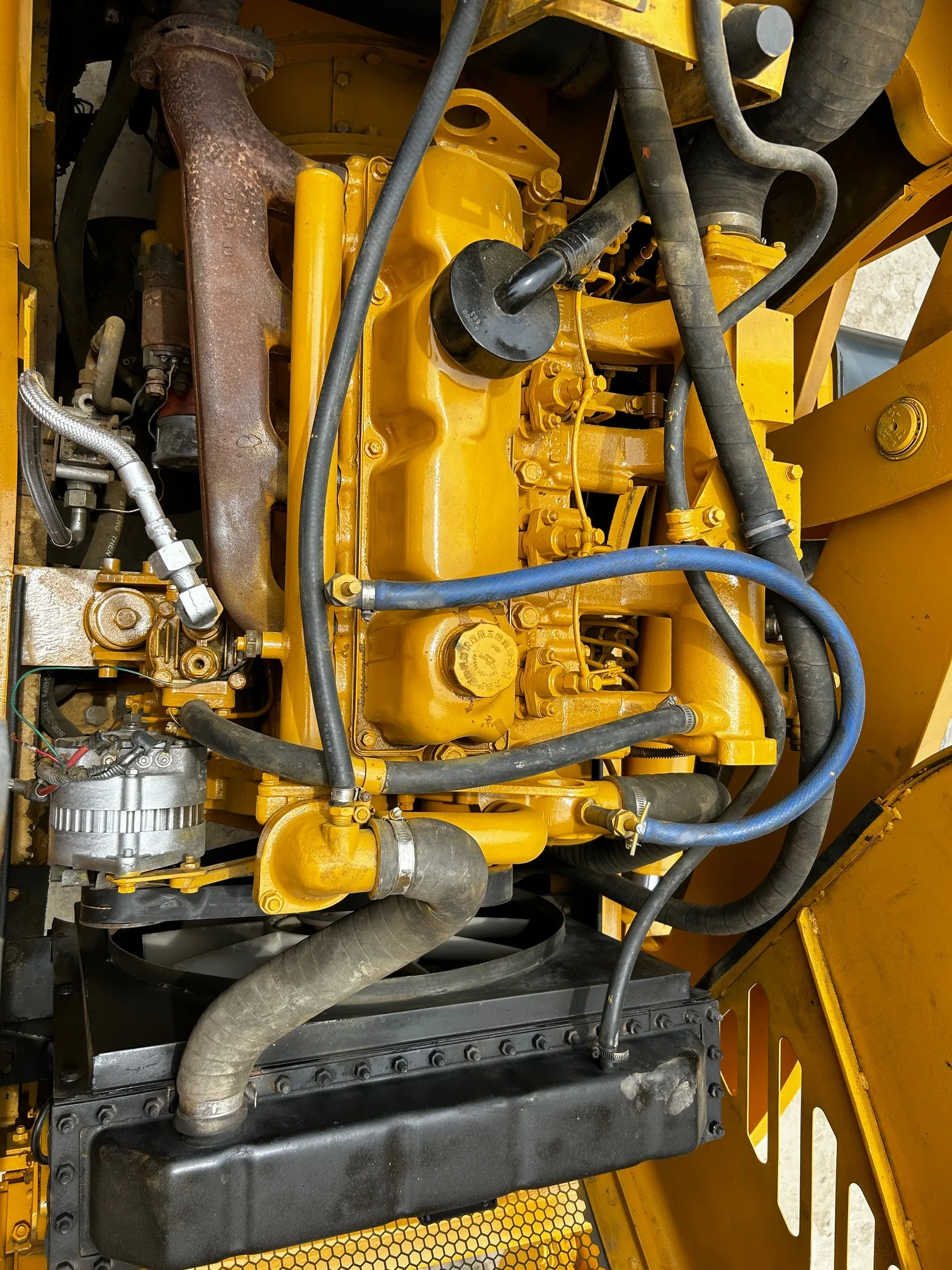Wheeled Used Backhoe Loaders 7 Ton Lingong B680 High Efficiency