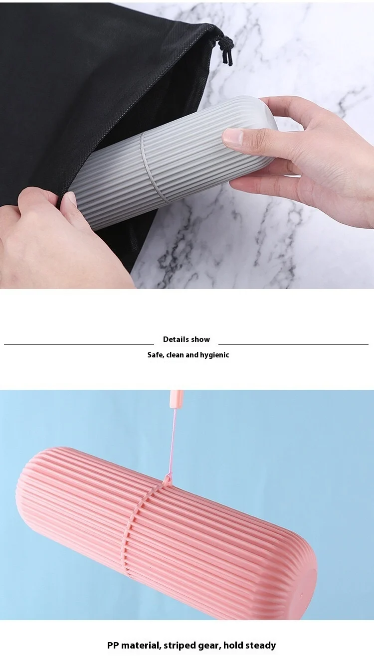 Toothbrush Holder Travel Toothbrush Case Toothpaste Toothbrush Storage Containers Portable Mouthwash Cup Carrier