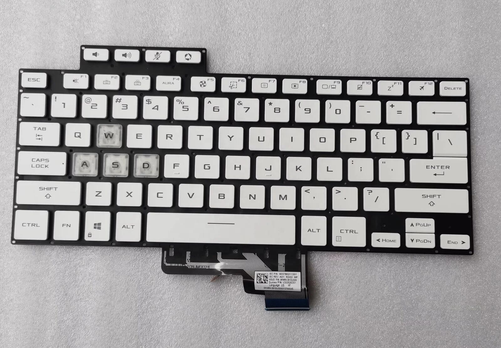 New US Keyboard Backlit for ASUS TUF Air FX516 FX516P FX516PR FX516PM FA516 Laptop Notebook Keyboard