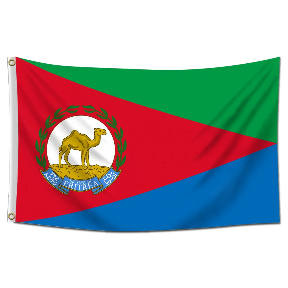 Eritrea Flagge Von Flaggenmeer® – 90x150 Cm, Wetterfest & Mit Metallösen