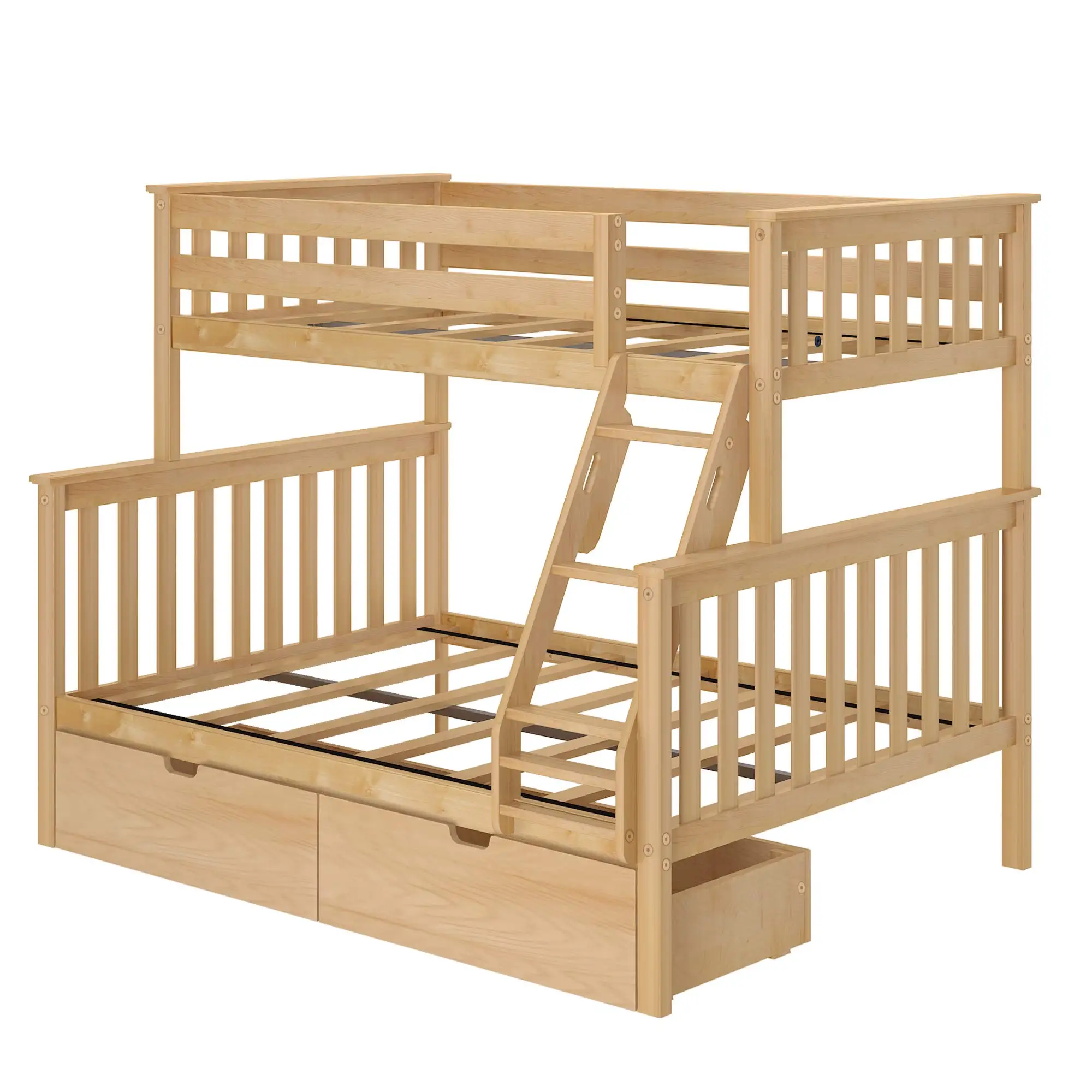 House Modern Bedroom Furniture Children Adults Storage Wood Bunk Bed ...