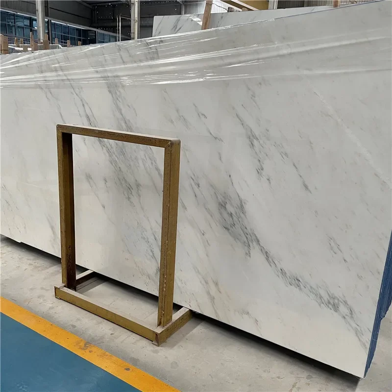 product stick china white of natural stone matte marble slab on floor tile-3