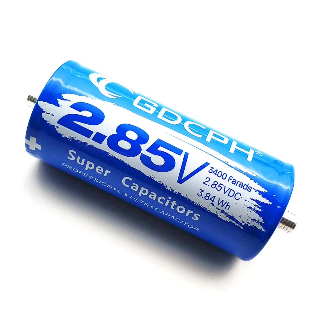 Super Capacitors 2.85v3400f Gdcph Ultracapacitor Charger Capacitor Low Esr High Frequency High