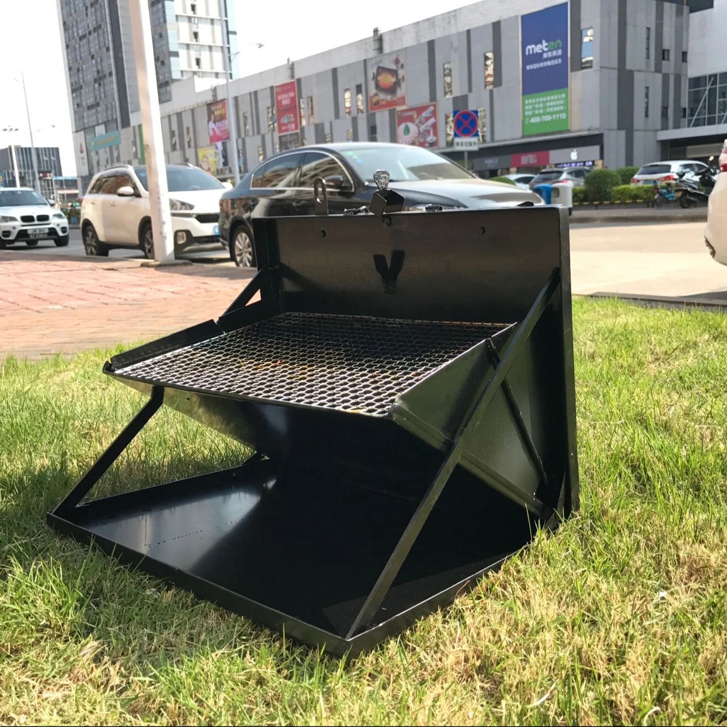 Mini Portable Korean Bbq Grill for Home Charcoal Stainless Steel Barbecue Grill Korean Bbq Table