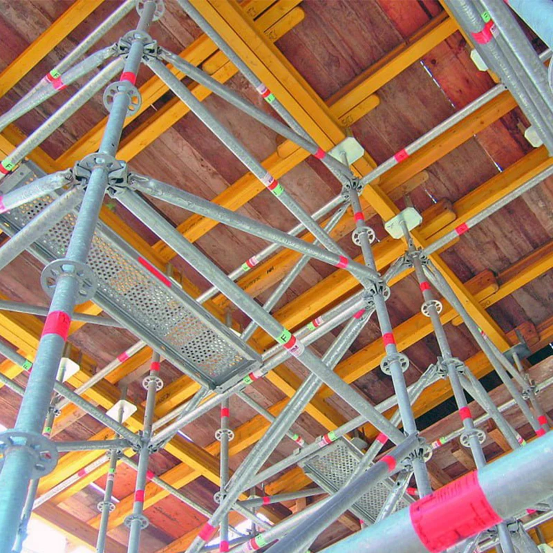 Hop Dipped Galvanized Multipurpose Ringlock Scaffolding European Metal Steel Standard Ringlock Scaffold for Construction