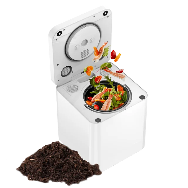 Hotsale Smart Kitchen Food and Garbage Disposal Composter Turns Waste to Compost with a Button