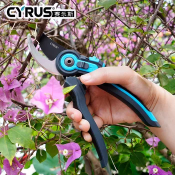 Durable Garden Branch Shears Straight Handy Plant Trimming Scissors High Branches Pruning Shears