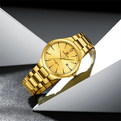 NAVIFORCE 9214 GG - Luxury Men's Watch with Date & Chronograph