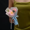 Mini ramo de flores rosas