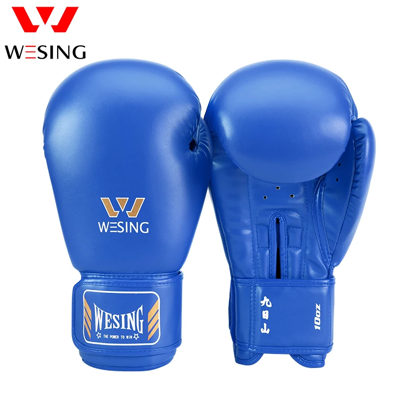 wesing design personalizzato il tuo logo all'ingrosso sparring  professionale lacciati pianura guantoni da boxe