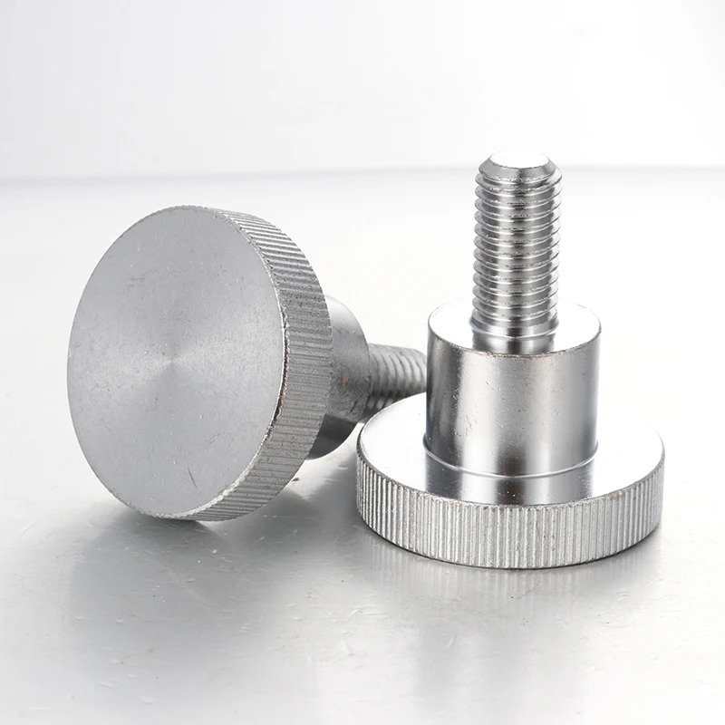 Factory Stainless Steel Flat Head Captive Knurled Thumb Shoulder Screw Step Screw factory