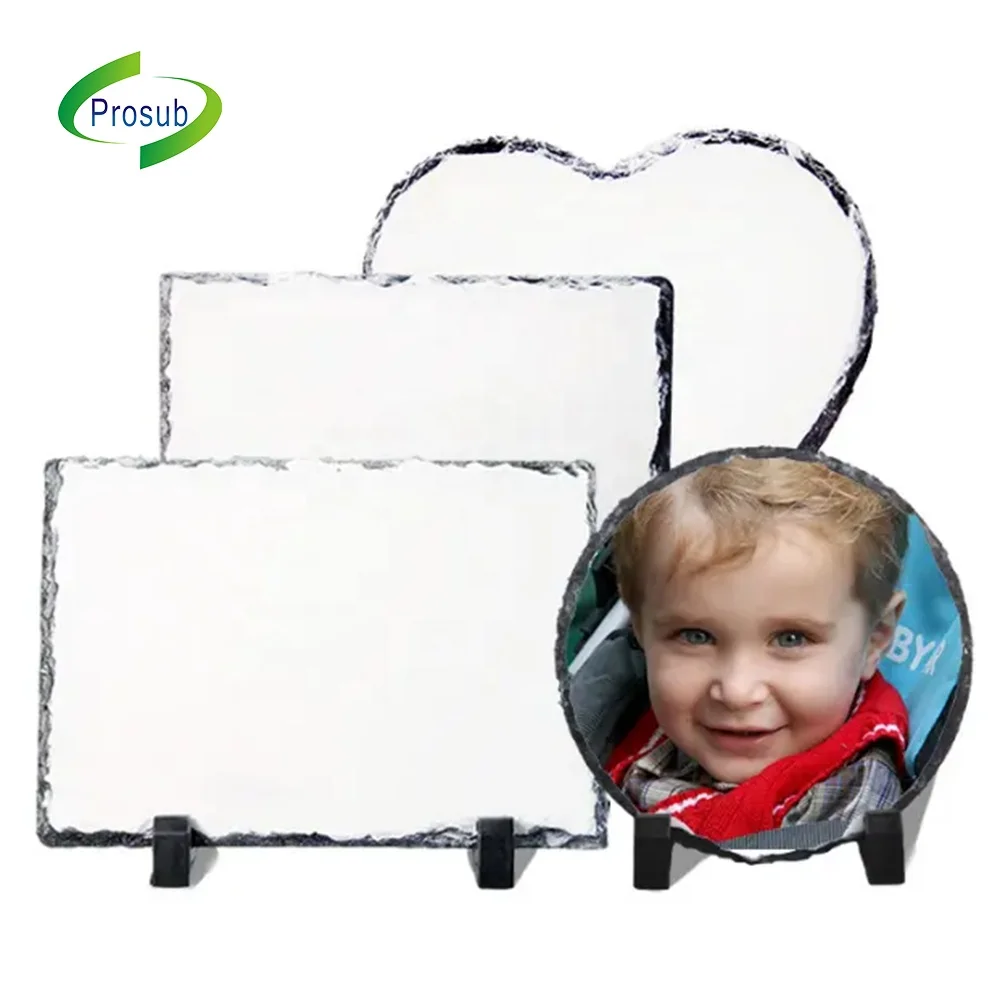 Prosub Wholesale Sublimation Blanks Rock Slate Round Square Rectangle