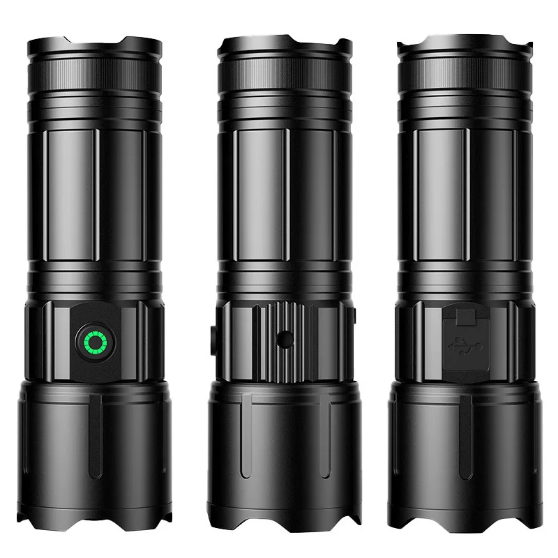 Strong Light Long Range Flashlight Ultra Bright Rechargeable White Laser Outdoor Flashlights