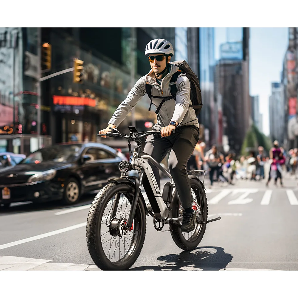 Duotts F26 Elektro fahrrad Fat Tire Elektrisches Mountainbike Doppel motor Offroad MTB Cycle 26*4.0 Ebike Beach Cruiser für Schn