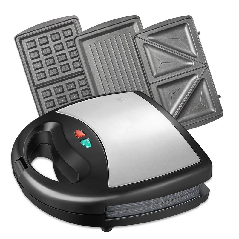 in Sandwich Maker Detachable Plate Small Kitchen Appliance Slice  Toaster Grill Waffle Sandwich Makers