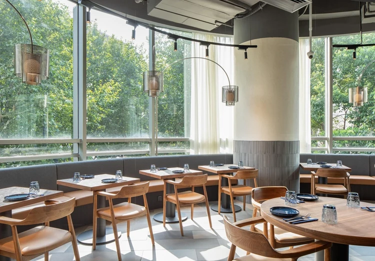 Luxury Restaurant Furniture Designs Sofa Bar Booth Seat Dining Table