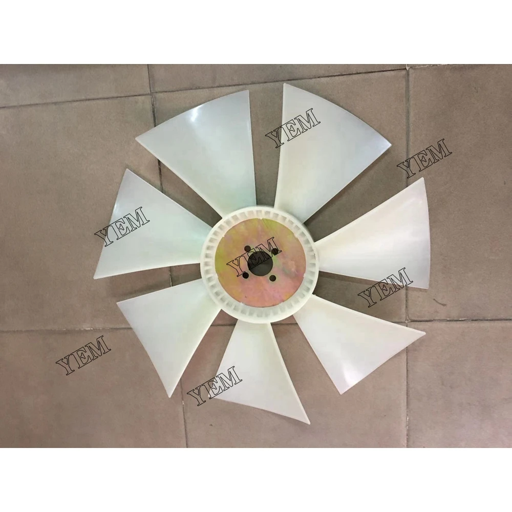 For Perkins 1004-4T 1104D-44T 1104C-44T 1006-6 1006-60 Fan Blade 2485C520 Replaces Genuine Engine Parts