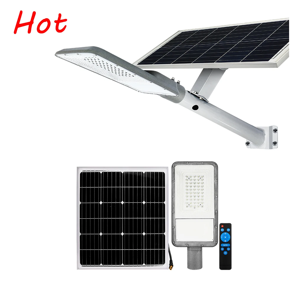 KCD 50w sensor all in one solar panel street light price list