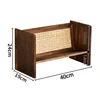 Carbonized disassembled bookshelf