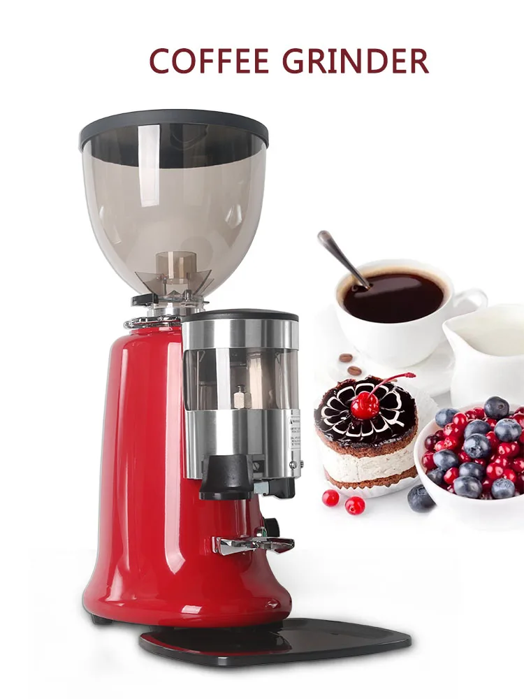Stainless Steel Coffee Grinder Electric With 8 Grinding Settings Flat Burr Coffe