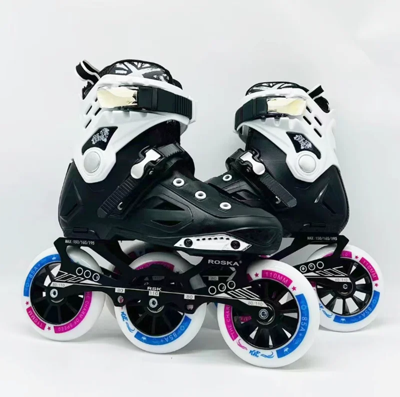 Freedom slalom speed shoes inline skates roller skate shoes 110mm 100mm 90mm