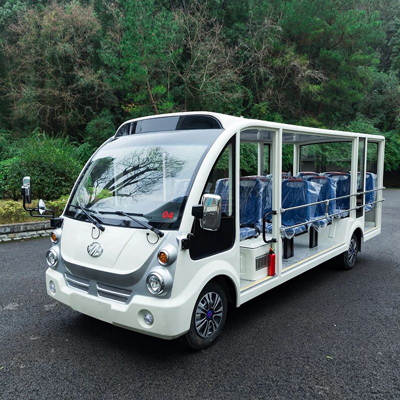 Chinese Manufacturer High Performance 14 Seats Electric Cars Adults Mini Electric Vehicle With 7.5KW AC Motor