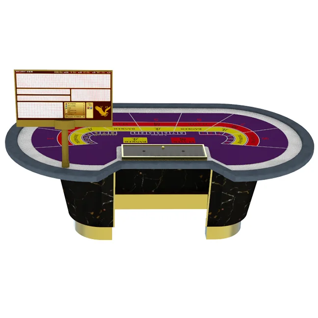 YH 96inch Professional Casino Software System Deluxe Oval Baccarat