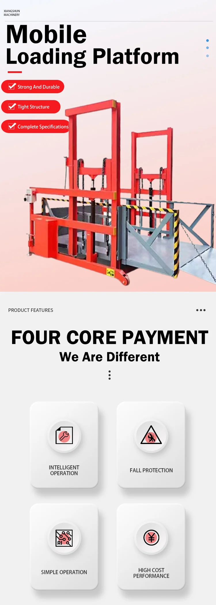 Portable Loading And Unloading Dock Lift Platform 2 Ton Lift Tables ...
