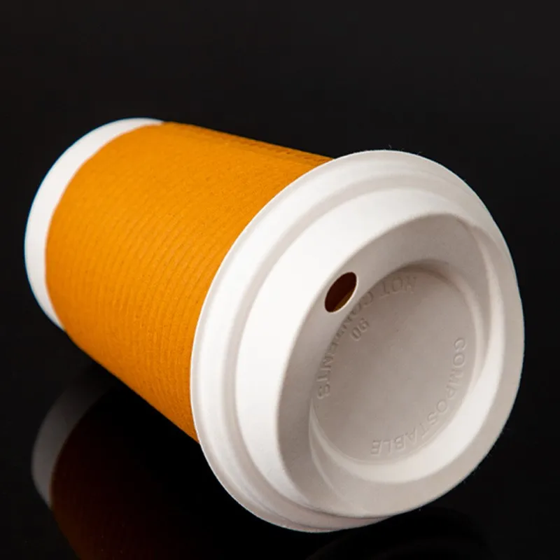 90mm Stopper Plug Lids No Cancer Chemicals Wholesale Coffee Flat Lid Disposable Cup Cover