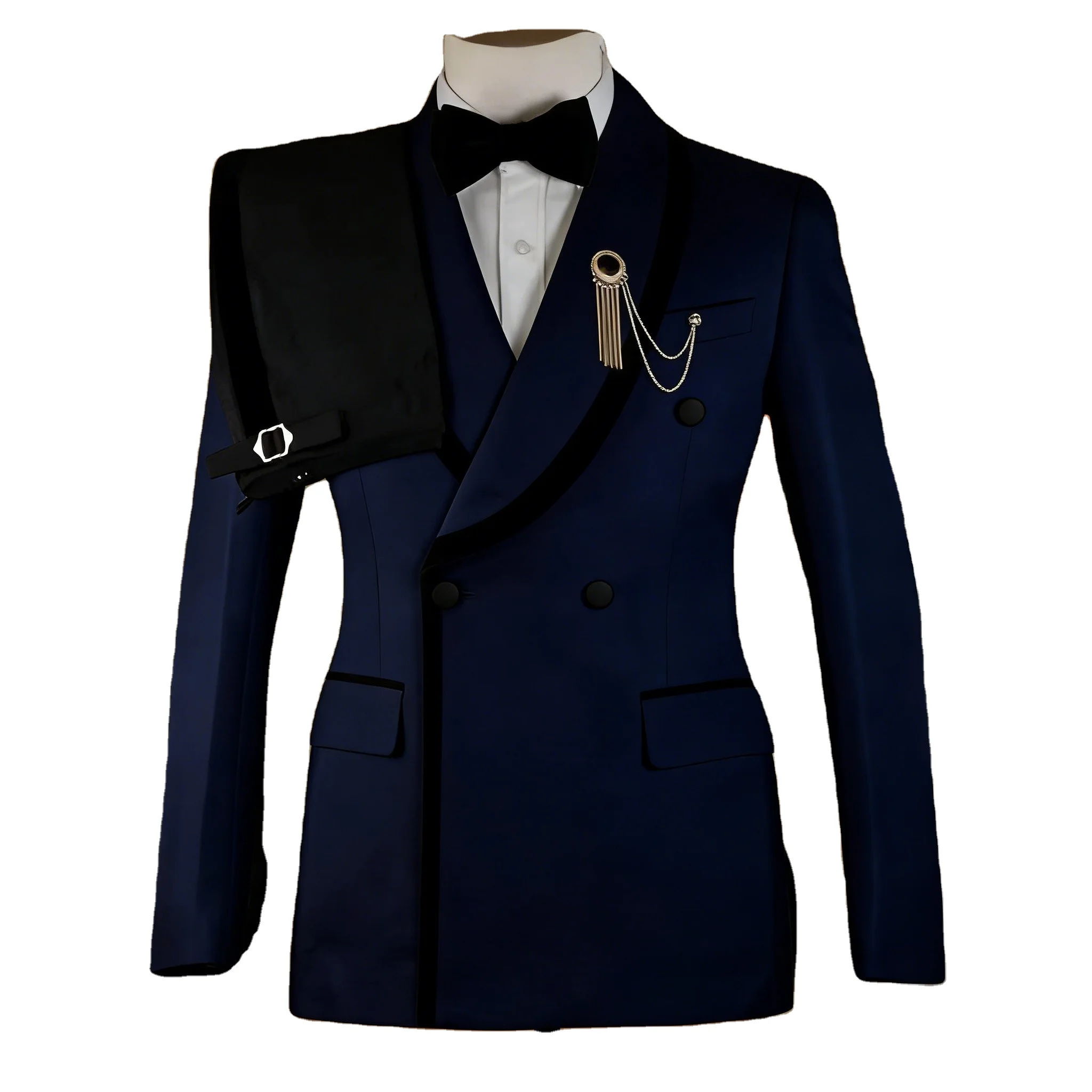 2026 New lb Suits for Men 2 Pieces Double Breasted Groom Tuxedo Formal Shawl Lapel Custo