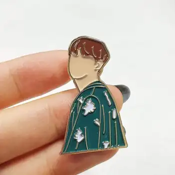 Factory Price Wholesale BTS Soft Enamel Pin With Gold Metal Plated For Gift Fanart Design Custom