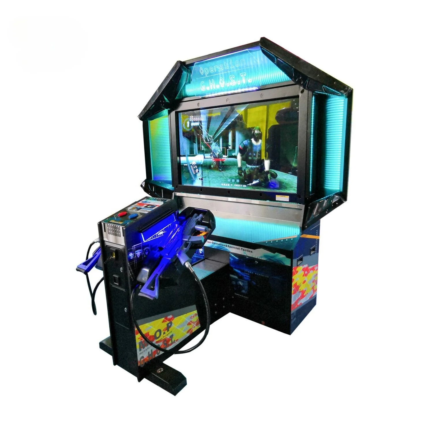 Accessories for Coin-Operated Ghost Shooting Arcade Game Simulator Adult Shooting Machine with 1-Year Warranty