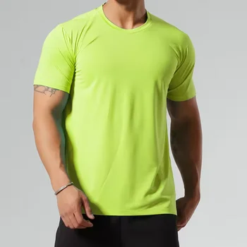 New hot sale factory price multi color options 100% polyester t shirt quickly dry running training men's sports t shirt