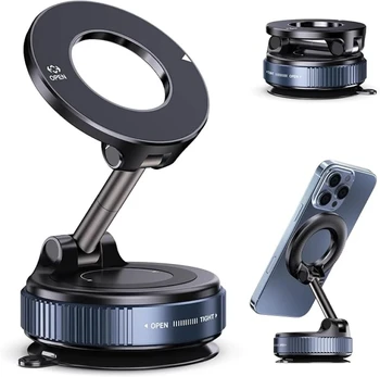 High-tech Extended Car Mobile Phone Stand Vacuum Adsorption Universal Suction Cup Universal 360° Rotating Navigation Stand