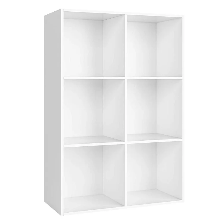 New 6 Cube Display Unit Bookshelf Storage Furniture White Shelving Home Decor sa 