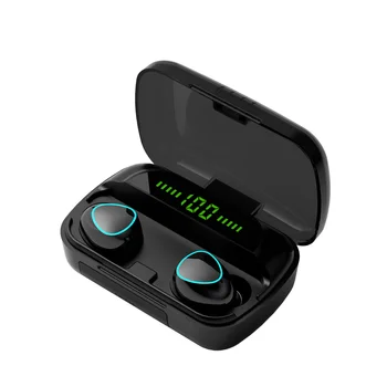 2021 Truely New product Free Sample TWS Earbuds, tws earbuds portable Wireless Earphone Earbuds with Powerbank Charging Box